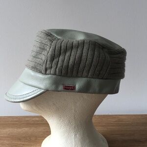KANGOL KNIT & LEATHER CAP
